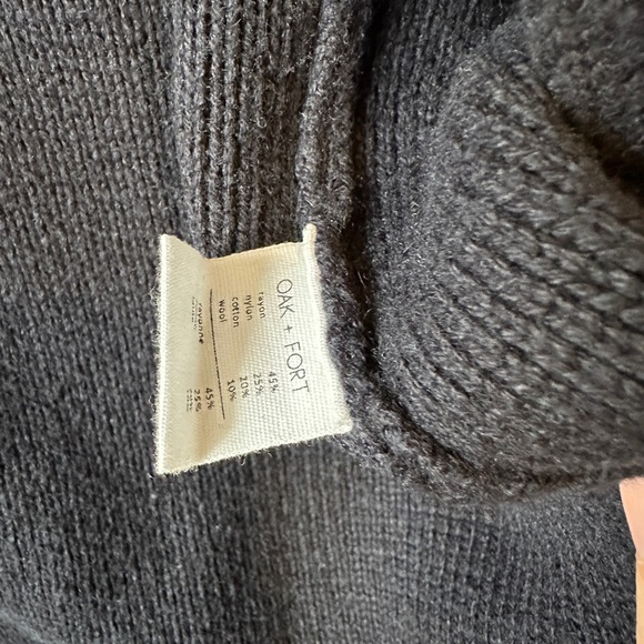 Oak + Fort Long Vest Cardigan - Picture 3 of 3